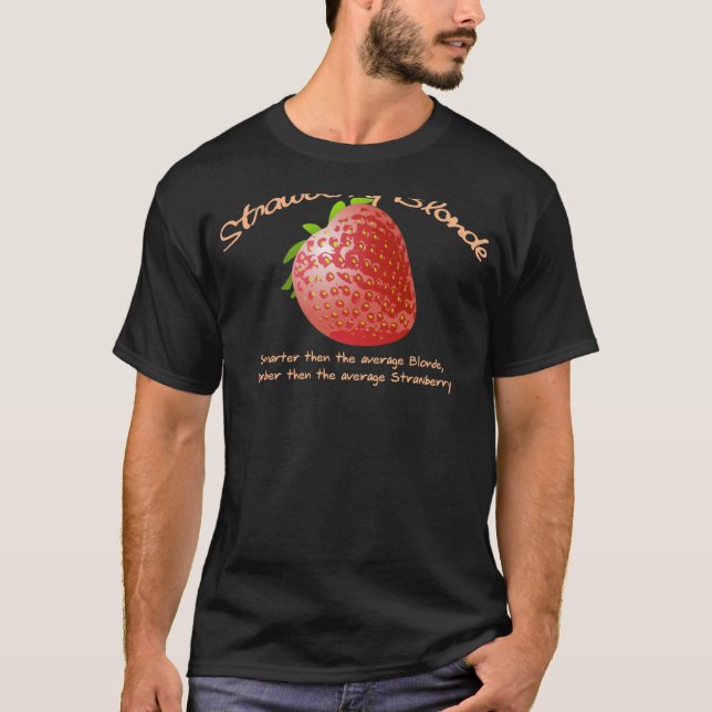 T-shirt Blonde de fraise (Devant)