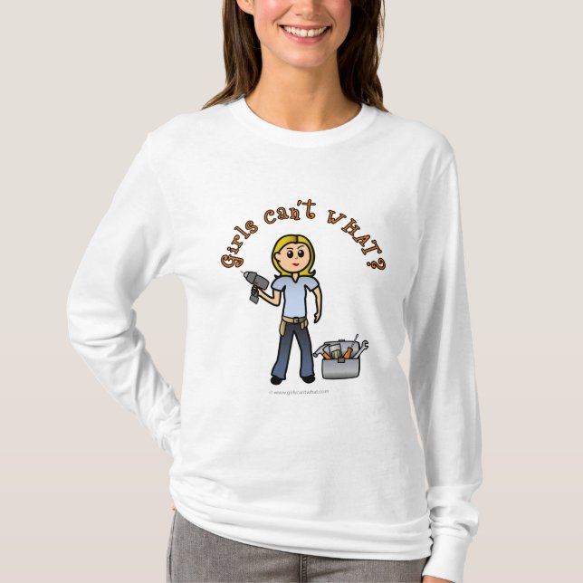 T-shirt Blonde Do-It-Yourself Diva (Devant)