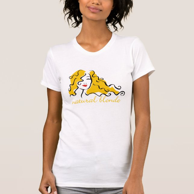 T-shirt Blonde naturelle (Devant)