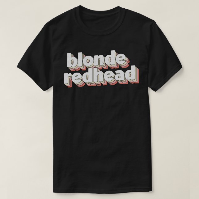 T-shirt Blonde rousse (Design devant)