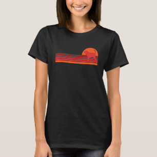 T-shirt Bloodhound Chien race Animal Retro Style Vintage D