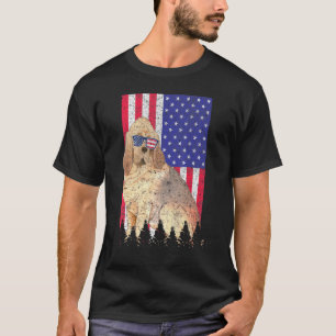 T-shirt Bloodhound Patriotic Chien Usa Pride drapeau améri