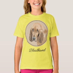 T-shirt Bloodhound Peinture - Jolie Original Chien Art T-S