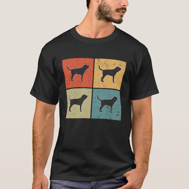 T-shirt Bloodhound Vintage 3 (Devant)