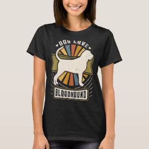 T-shirt Bloodhound Vintage Classic Retro Chien