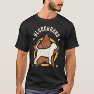 T-shirt Bloodhound Vintage Retro Classic Chien
