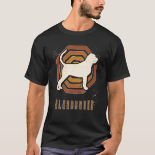 T-shirt Bloodhound Vintage Retro Classic Chien Love