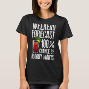 T-shirt Bloody Mary For Men Femmes Vodka Verre Alcoholique