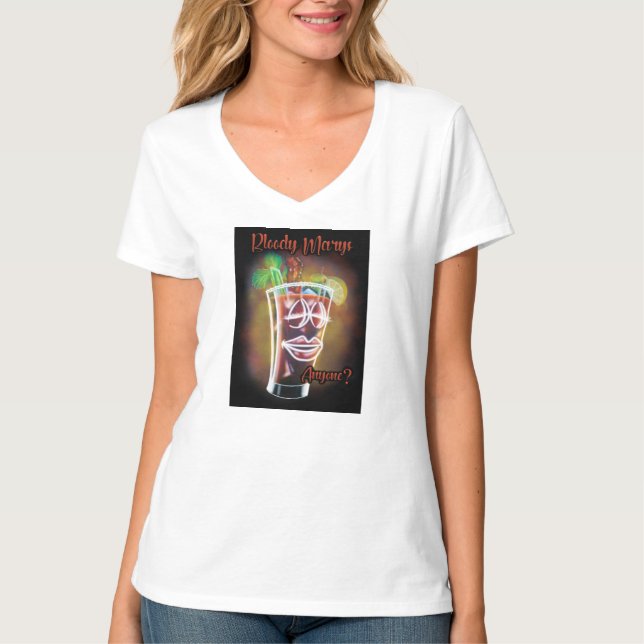 T-shirt Bloody Marys Quelqu'Un ? (Devant)