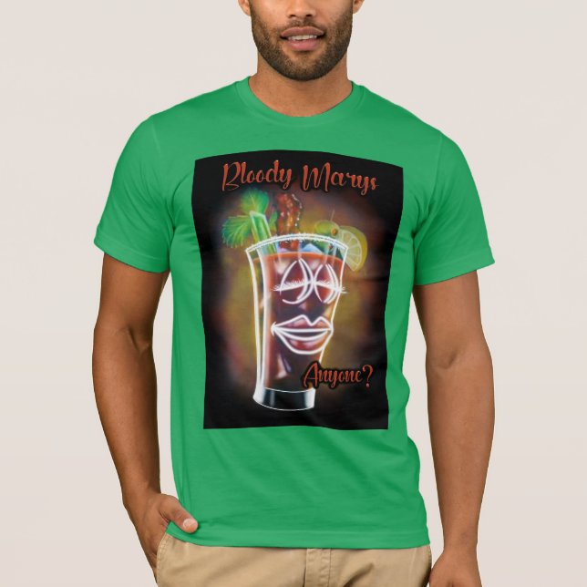 T-shirt Bloody Marys Quelqu'Un ? (Devant)
