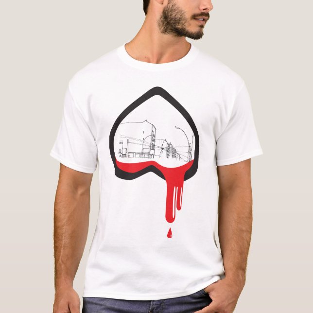 T-shirt bloodyheart et Berlin (Devant)