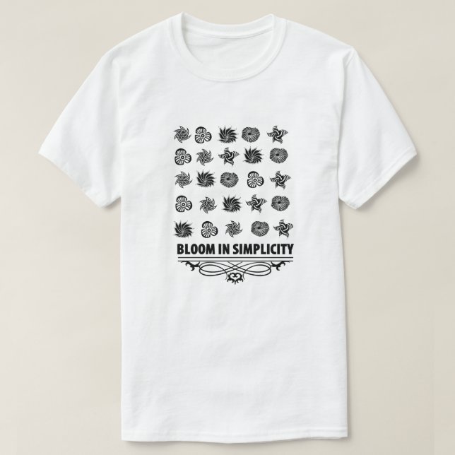 T-shirt Bloom dans la simplicité (Design devant)