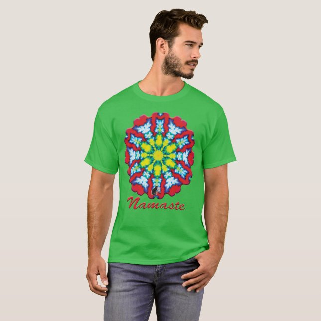 T-shirt Bloom Namaste Kaléidoscope (Devant entier)