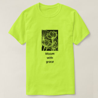 T-Shirt Bloom With Grace – Déclaration Florale Ins