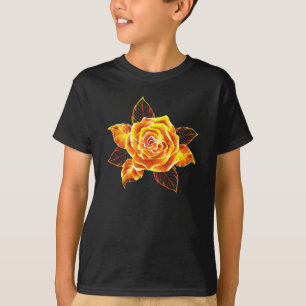 T-shirt Blooming Fire Rose