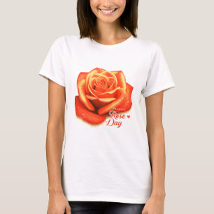 T-shirt "Blooming Love : Joyeux Rose Day 2025 ! 🌹 ❤️"