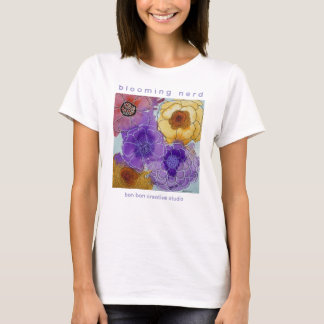 T-shirt Blooming Nerd & Flowers
