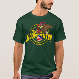 T-shirt Bloomington Illinois cadeau de l'ÉtatUSA