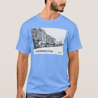 T-shirt Bloomington Illinois surdimensionné