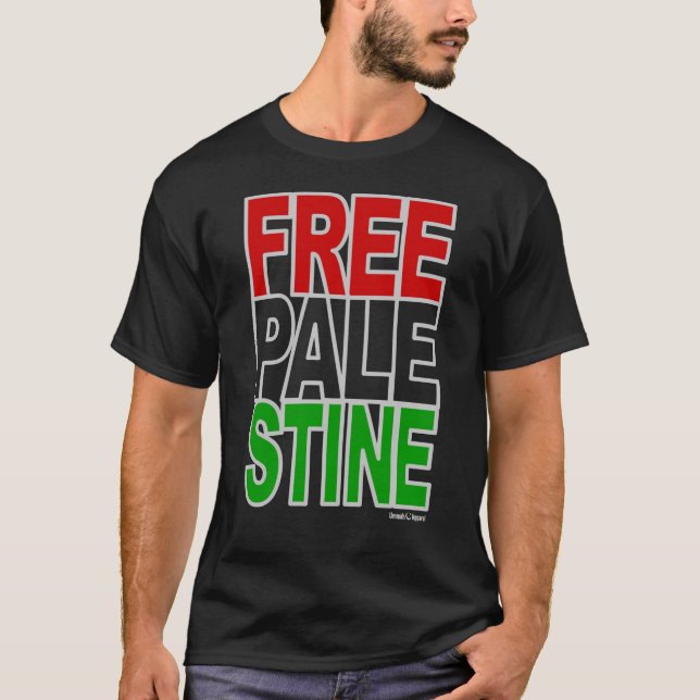 T-shirt Bloque de la Palestine libre (Devant)