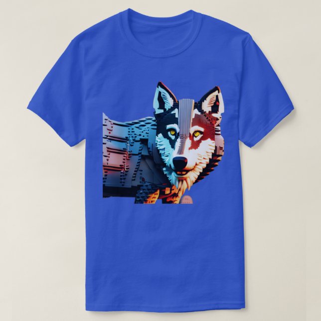 T-shirt bloquer loup (Design devant)