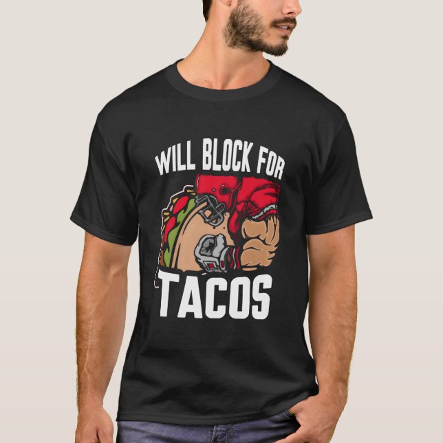 T-shirt Bloquera pour des Tacos (Devant)