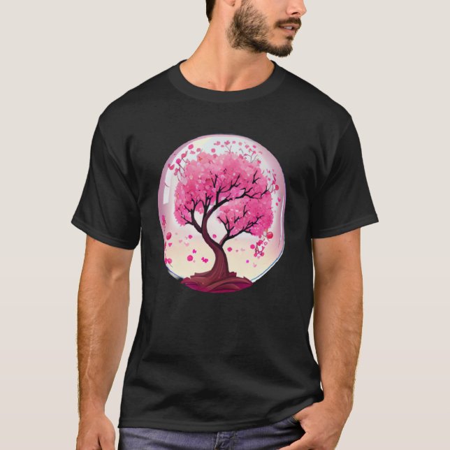 T-shirt Blossom avec confiance dans ce glo de fleurs de ce (Devant)