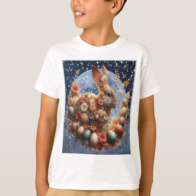 T-shirt Blossom Bunny Easter  (Devant)
