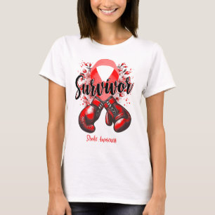 T-shirt Blossom Stroke Guerrier Survivant