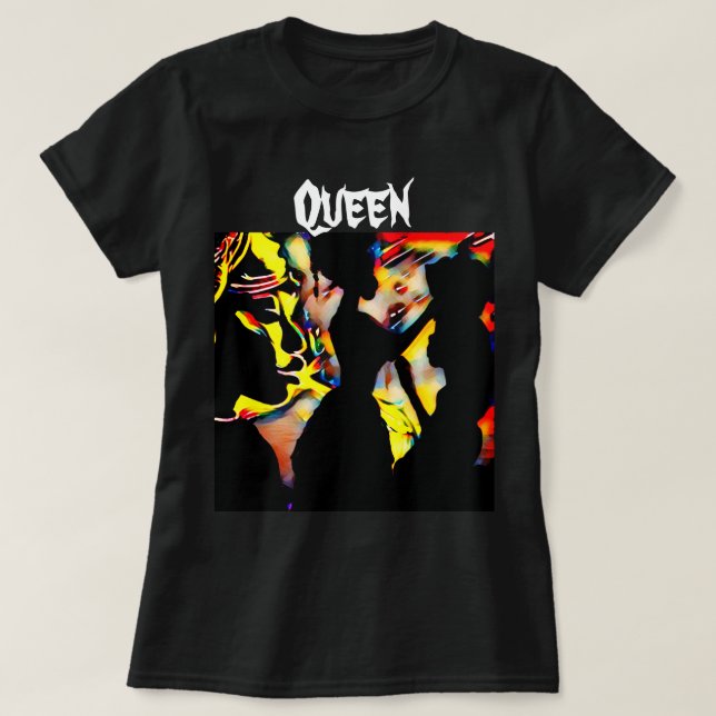T-shirt Blouse Rose noir (Design devant)