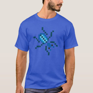 T-shirt Bloxels Blue Beetle