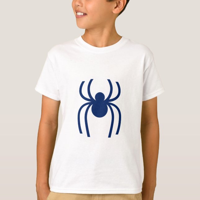 T-shirt Blu spider (Devant)