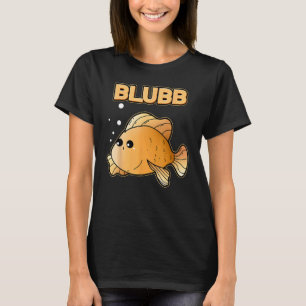 T-shirt Blubb Poisson Rouge Mignon Poisson Aquarium Poisso