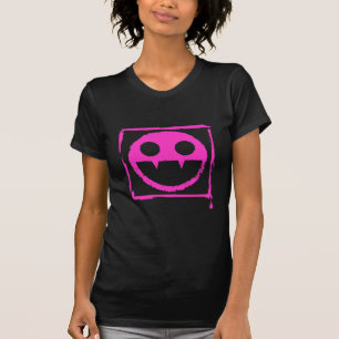 T-shirt blud obtenu vamp ded souriant de fille crocs