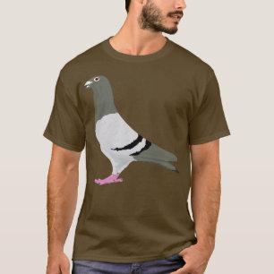 T-shirt Blue Bar Homing Pigeon 2