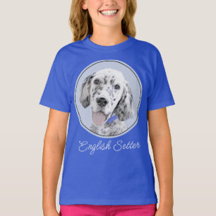 T-shirt Blue Belton Painting Dog