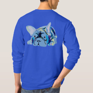 T-shirt Blue Bulldog