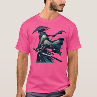 T-shirt Blue Eye Samurai - Retro Vintage Stylisé