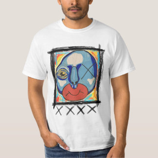 T-shirt Blue Guy médias mixtes