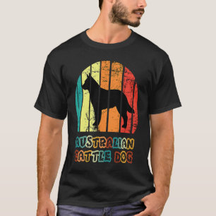 T-shirt Blue Heeler Australian Cattle Dog Coucher de solei