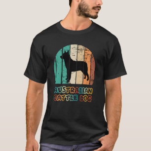 T-shirt Blue Heeler Australian Cattle Dog Coucher de solei