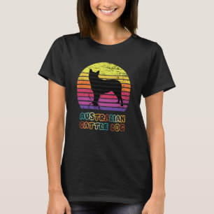 T-shirt Blue Heeler Australian Cattle Dog Coucher de solei