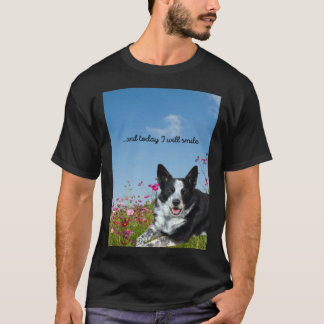 T-shirt Blue Heeler Chien de bétail aujourd'hui je sourira