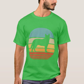 T-shirt Blue Heeler Chien de Bétail Australien 70S Coucher