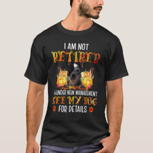 T-shirt Blue Heeler Je ne suis pas à la retraite