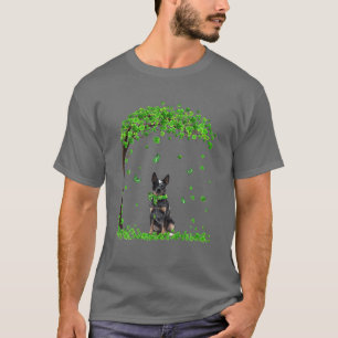 T-shirt Blue Heeler St Patricks Day Amant Irlandais Trèfle