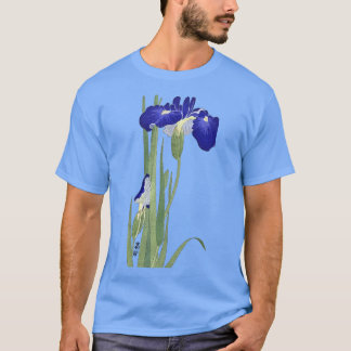 T-shirt Blue Irises par Ohara Koson