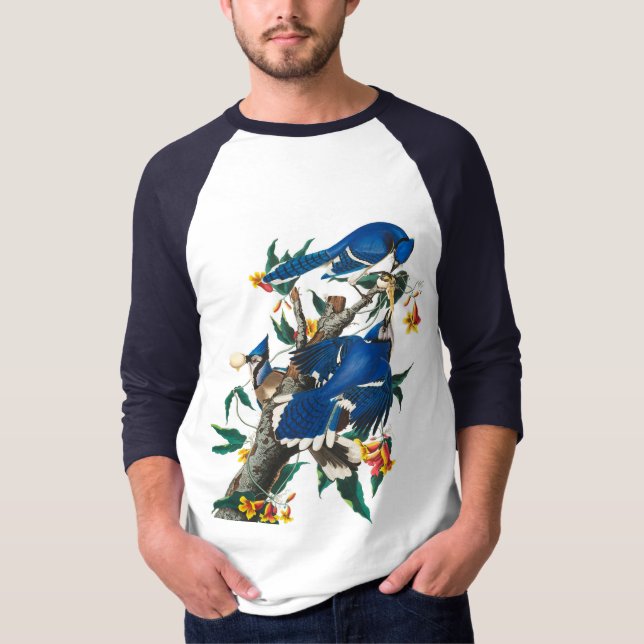 T-shirt Blue Jay par John James Audubon (Devant)