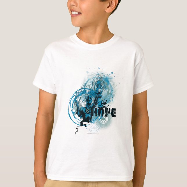 T-shirt Blue Lantern Graphic 3 (Devant)