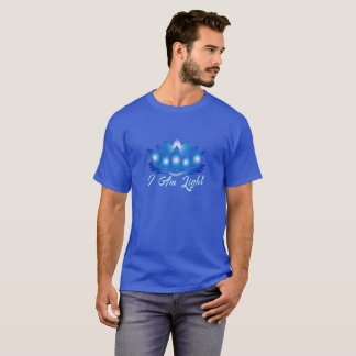 T-shirt Blue Lotus Je Suis Lumière - Dos : Je Suis Si Reco